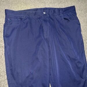 Peter Millar Pants Mens 42x30 EB66 Performance Navy Blue Golf Casual Five Pocket